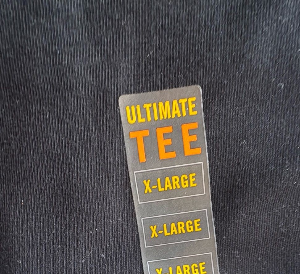 Cherokee Ultimate Tee Mens Black T Shirt Xl 100 Percent Cotton New Tag Free — photo 8 of 8