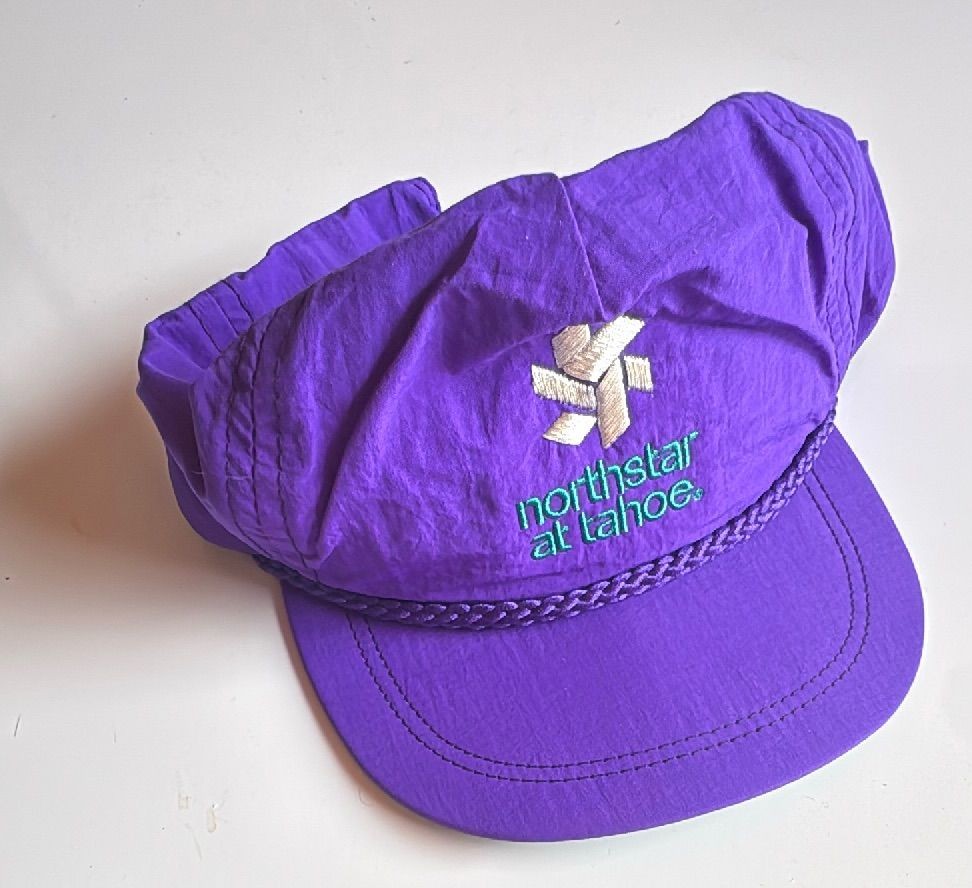 Vintage Northstar At Tahoe Purple Imperial Headwear Ski Rope Cap 90s Usa Made — photo 8 of 8