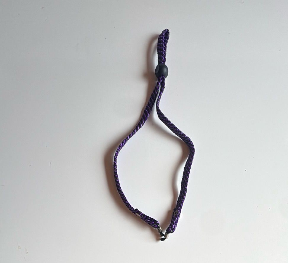 Chums Adjustable Eyewear Retainer Purple Black Braided Cord Holder For Glasses — photo 3 of 7