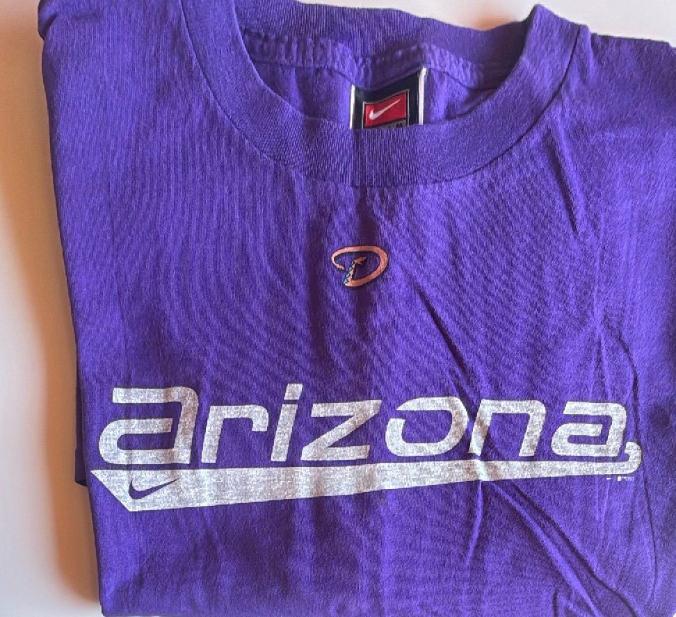 Vintage Nike Arizona Diamondbacks Purple T Shirt Xxl 100 Percent Cotton — photo 6 of 10