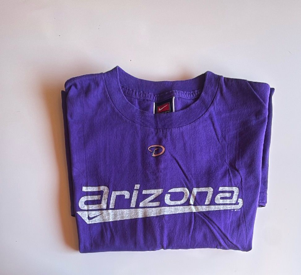 Vintage Nike Arizona Diamondbacks Purple T Shirt Xxl 100 Percent Cotton — photo 3 of 10