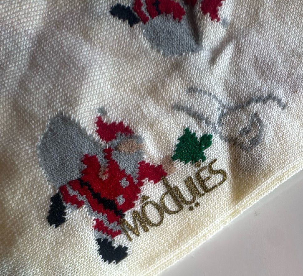 Vintage Modules Christmas Santa Crew Socks Neiman Marcus Japan Exclusive — photo 5 of 8