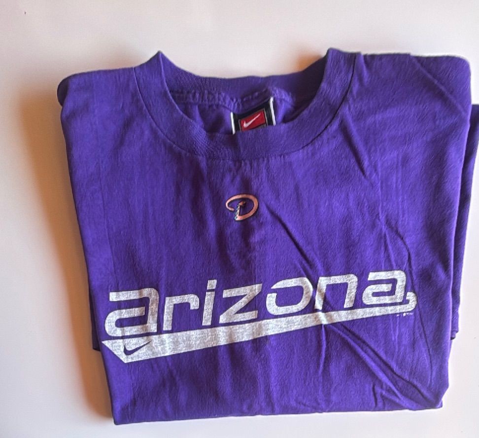 Vintage Nike Arizona Diamondbacks Purple T Shirt Xxl 100 Percent Cotton — photo 10 of 10