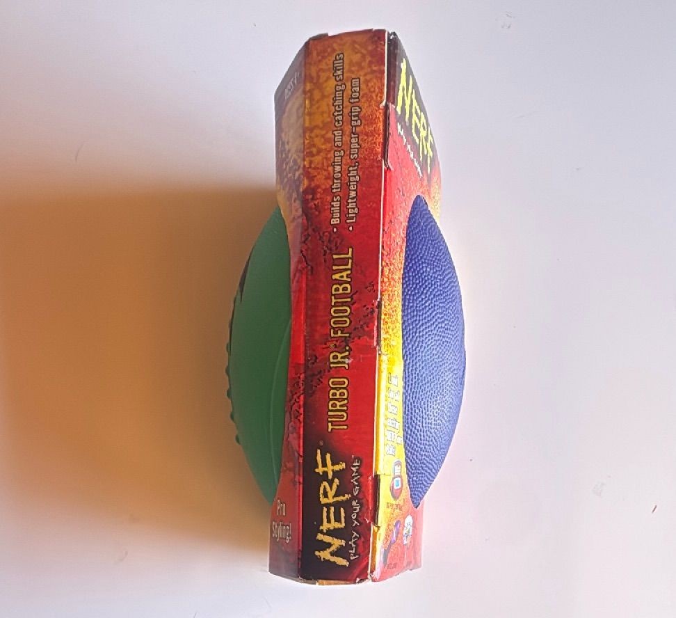 Nerf Turbo Jr Football 2003 Hasbro Vintage Foam Ball New Sealed Box — photo 9 of 9