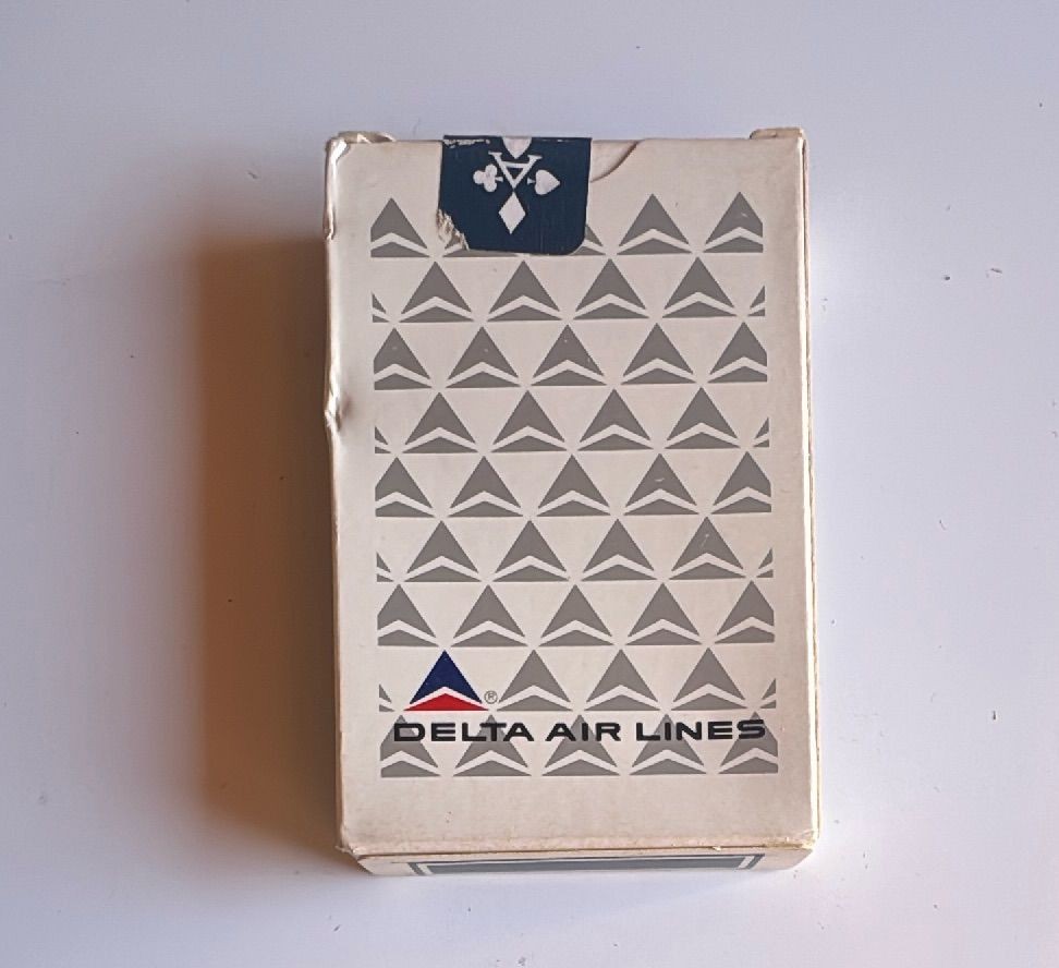 Delta Air Lines Vintage Sealed Playing Cards Collectible Airline Logo Deck — photo 4 of 4