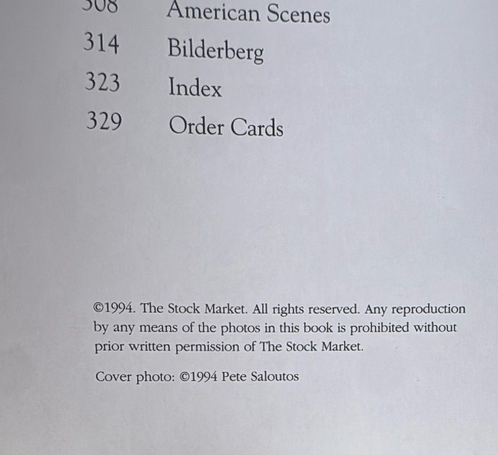 The Stock Market Photo Catalog Vol 8 1994 Rare Vintage Photography Book — photo 5 of 18