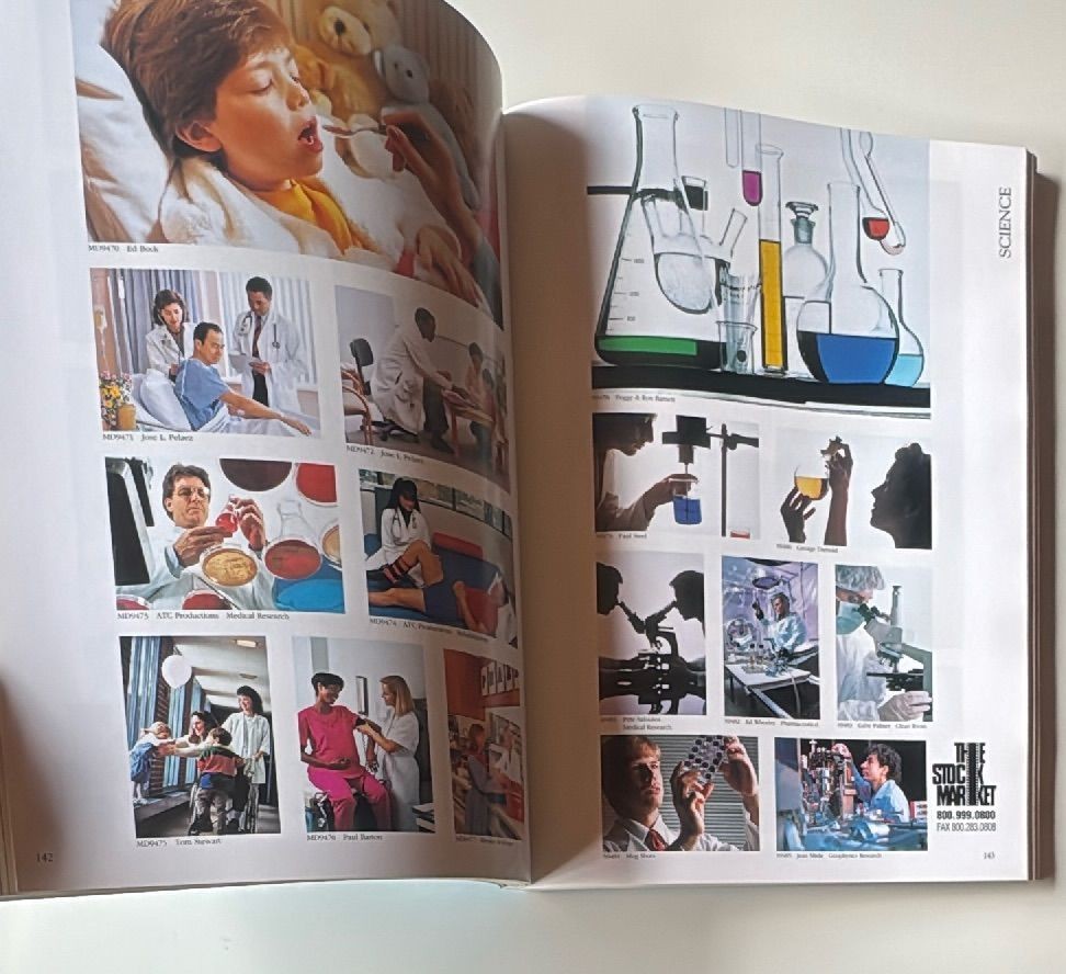 The Stock Market Photo Catalog Vol 8 1994 Rare Vintage Photography Book — photo 12 of 18