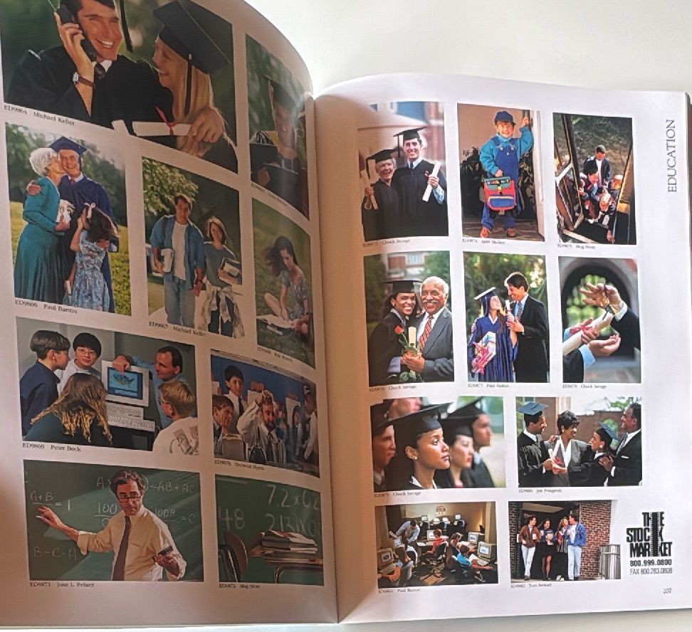 The Stock Market Photo Catalog Vol 8 1994 Rare Vintage Photography Book — photo 10 of 18