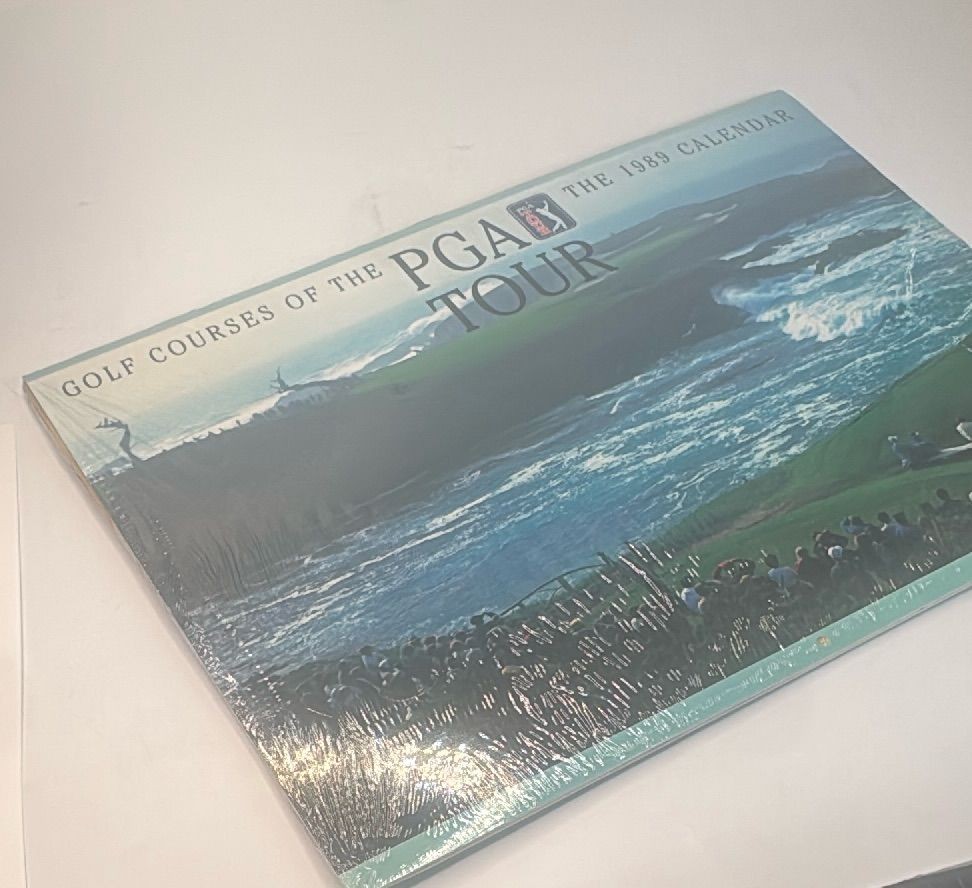 1989 Pga Tour Wall Calendar Sealed Vintage Golf Collectible Harry N Abrams — photo 7 of 7