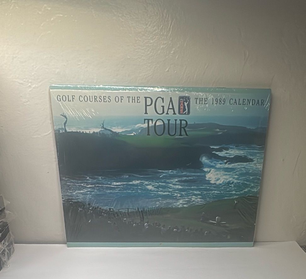 1989 Pga Tour Wall Calendar Sealed Vintage Golf Collectible Harry N Abrams — photo 3 of 7