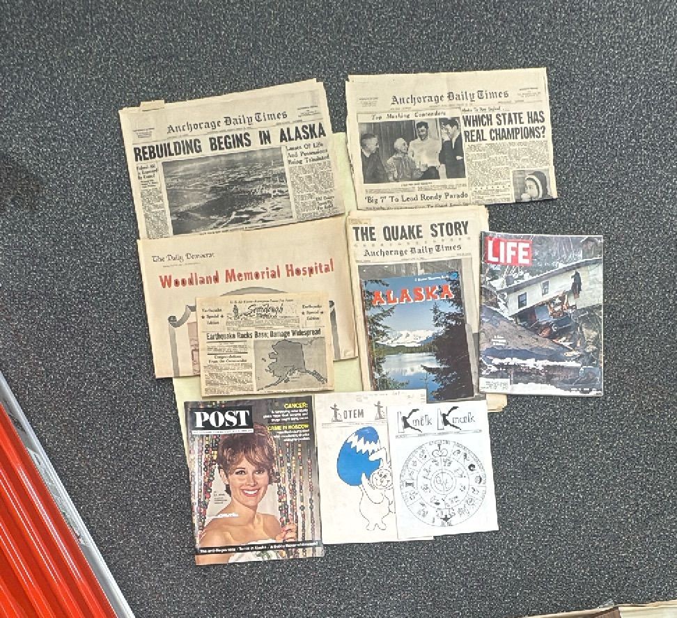 1964 Alaska Earthquake Historic Newspaper And Magazine Collection Anchorage Life Post — photo 4 of 20