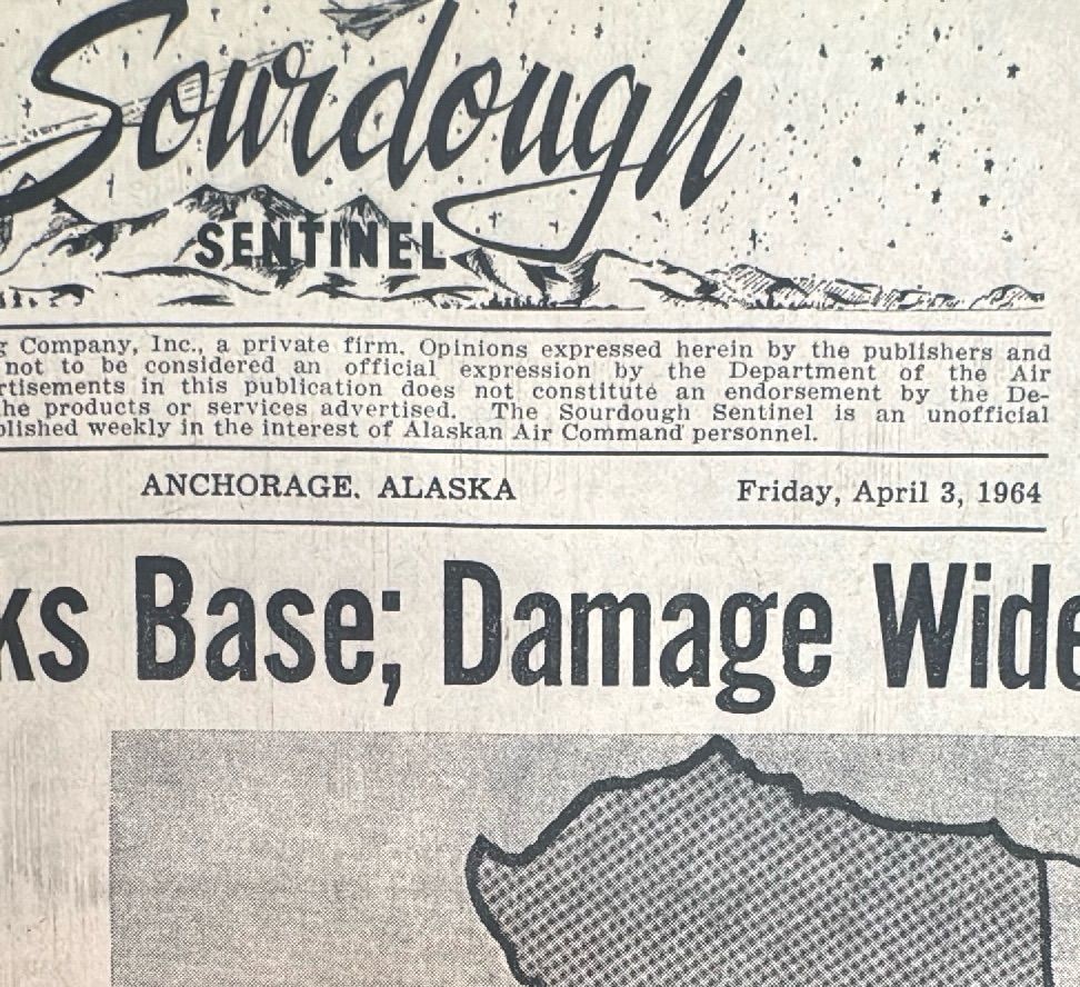 1964 Alaska Earthquake Historic Newspaper And Magazine Collection Anchorage Life Post — photo 18 of 20