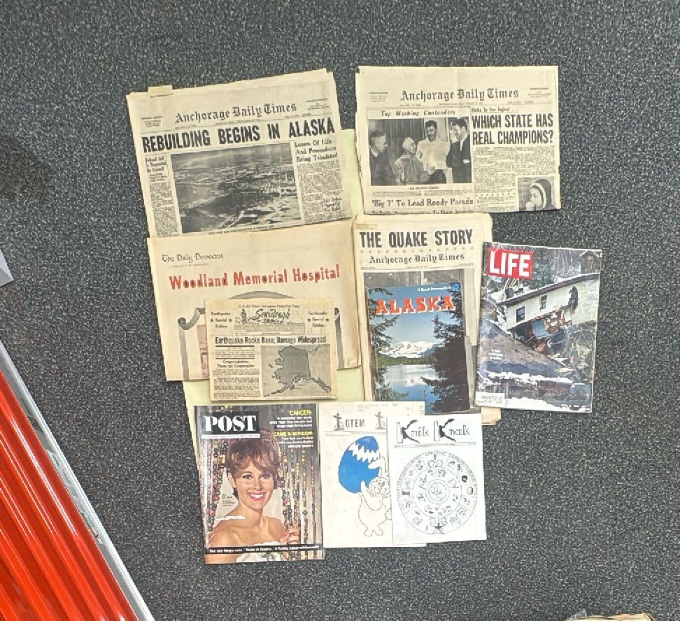1964 Alaska Earthquake Historic Newspaper And Magazine Collection Anchorage Life Post — photo 3 of 20