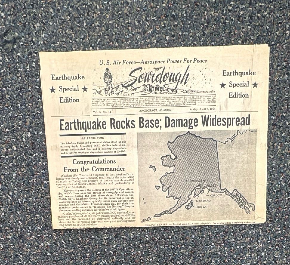 1964 Alaska Earthquake Historic Newspaper And Magazine Collection Anchorage Life Post — photo 17 of 20