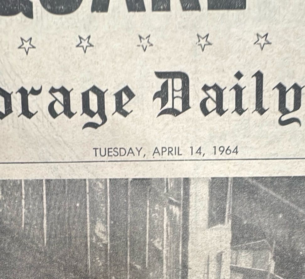 1964 Alaska Earthquake Historic Newspaper And Magazine Collection Anchorage Life Post — photo 16 of 20